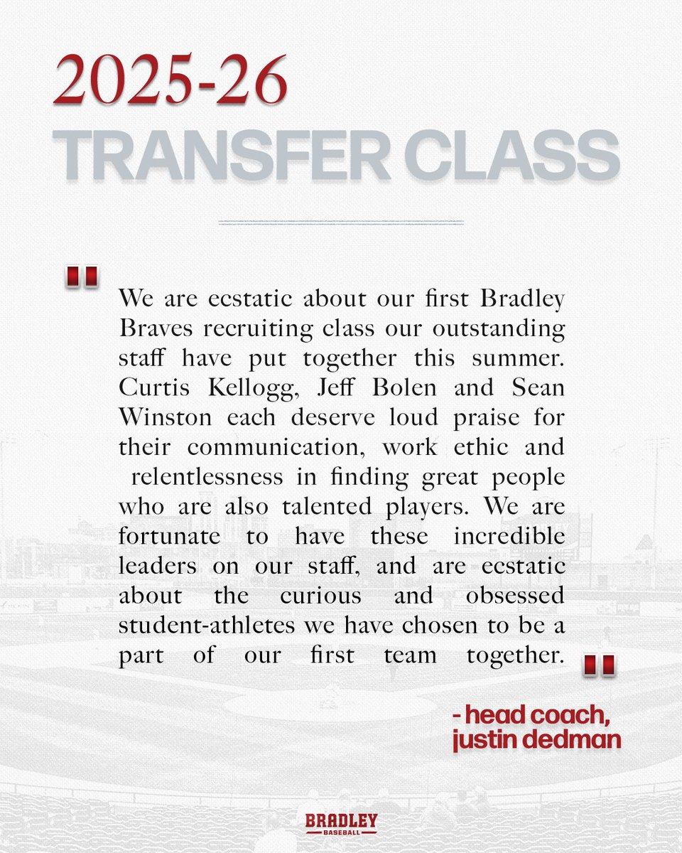 Bradley Baseball tweet media