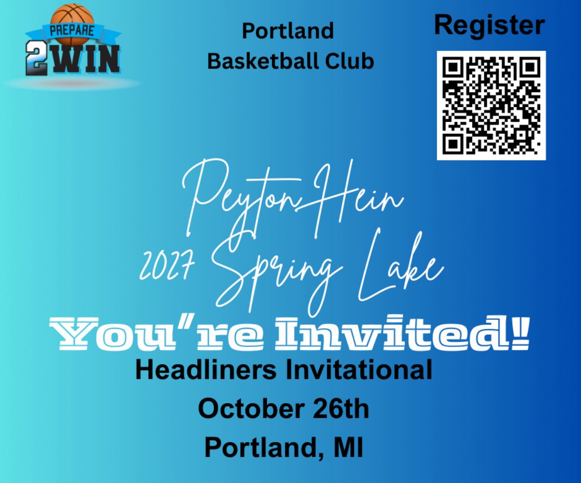 Peyton Hein (@peytonhein34) on Twitter photo Thank you <a href="/CoachEvanBell/">Evan Bell</a> for the invite to the Headliners Invitational! I am excited to attend!
<a href="/mikedokter/">Mike Dokter</a> <a href="/Thehouse_BBall/">The House Basketball</a> <a href="/PGHMichigan/">Prep Girls Hoops Michigan</a> <a href="/prepare2_win/">Prepare 2 Win Basketball</a> <a href="/pgh_Danyle/">PrepGirlsHoopsDanyle</a> <a href="/hgrecruits1/">Hidden Gem Recruits</a> <a href="/MichHSBball/">Mich HS Bball</a> Thank you <a href="/CoachEvanBell/">Evan Bell</a> for the invite to the Headliners Invitational! I am excited to attend!
<a href="/mikedokter/">Mike Dokter</a> <a href="/Thehouse_BBall/">The House Basketball</a> <a href="/PGHMichigan/">Prep Girls Hoops Michigan</a> <a href="/prepare2_win/">Prepare 2 Win Basketball</a> <a href="/pgh_Danyle/">PrepGirlsHoopsDanyle</a> <a href="/hgrecruits1/">Hidden Gem Recruits</a> <a href="/MichHSBball/">Mich HS Bball</a>