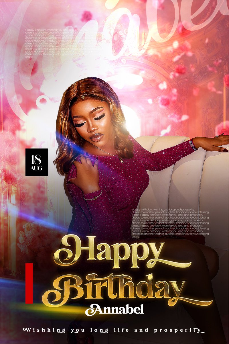 Birthday flyer I did recently with sleep eye 😴. Nah wah o.. As a designer you need sleep. Some of you are depriving yourself from sleep, which isn't right