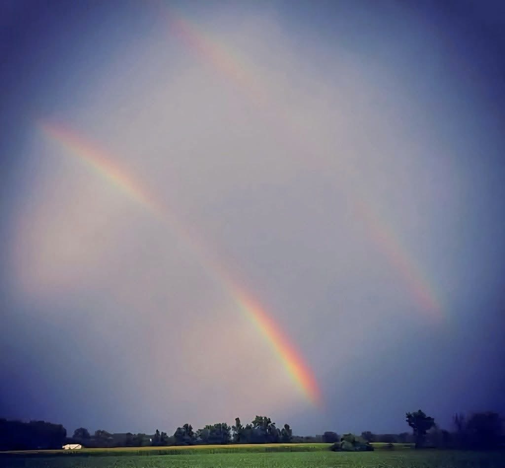 🌈 Rainbows are proof that something beautiful can follow a storm.
Valders, WI