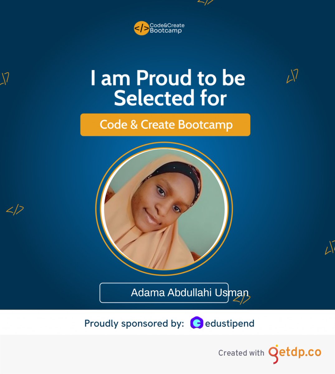 adama48898's tweet image. I’m excited to share that I have been selected for the @codecreatehq
This is a great opportunity to sharpen my digital skills, grow in tech, and connect with like-minded innovators 🚀
Looking forward to the journey ahead
#CodeAndCreate #Bootcamp
#TechForGood #ContinuousLearning
