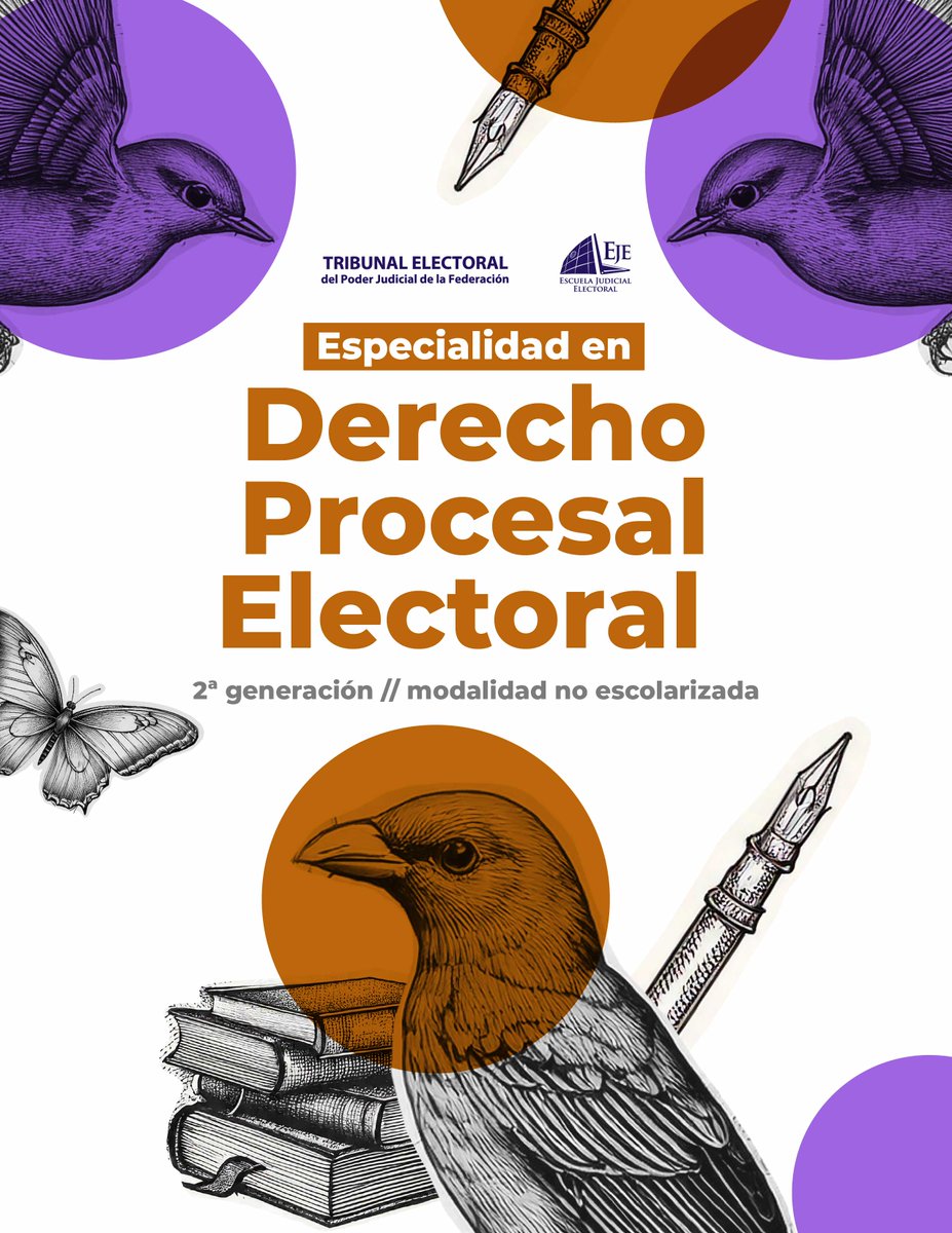 TEPJF_EJE's tweet photo. 📢 ¡Convocatoria abierta! Especialízate en Derecho Procesal Electoral (modalidad no escolarizada).

📅 Registro: 17 al 19 de septiembre 2025 o hasta agotar 250 lugares.

👉 Convocatoria: https://t.co/EyBM75ZPuz https://t.co/l4ffBpyAbX