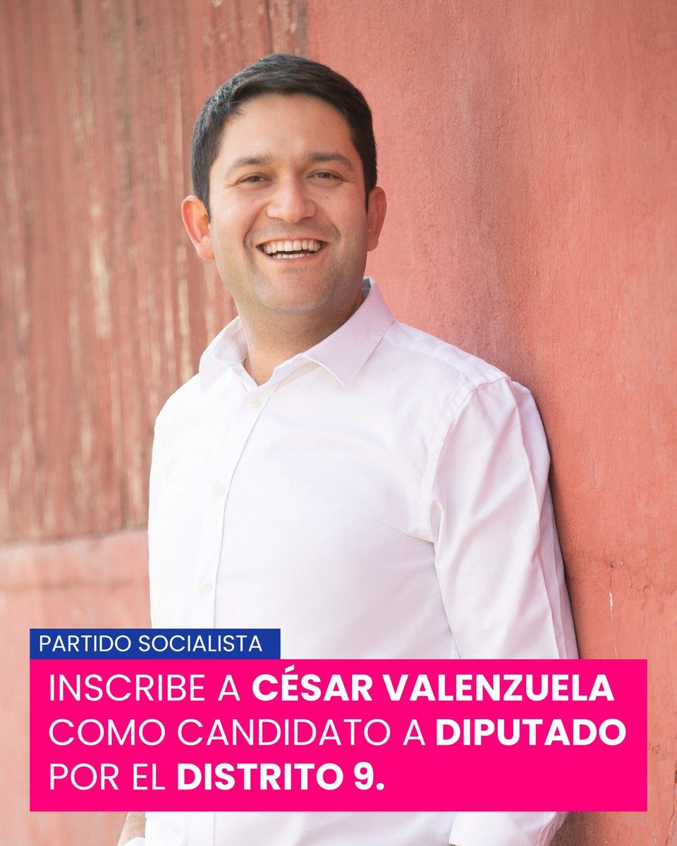 Con mucha alegría les quiero contar que el <a href="/PSChile/">Partido Socialista de Chile</a> inscribió mi candidatura a diputado por el distrito 9.

Asumo este desafío con mucha responsabilidad y me comprometo a ser un diputado honesto y a luchar siempre contra los abusos y la injusticia.