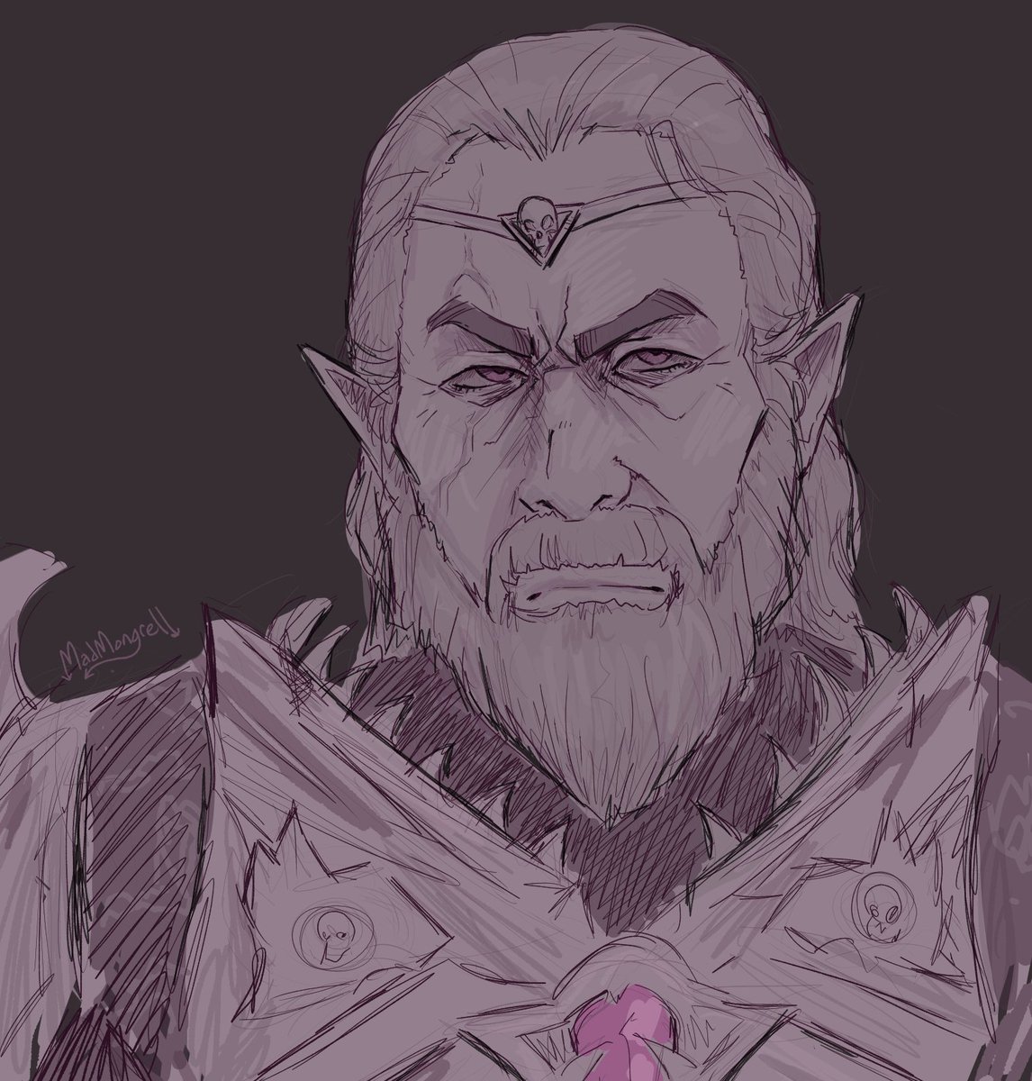 MadMongrell's tweet photo. Baldurs Gate 3 latched onto my brain after doing another playthrough, sketched the chosen three

#bg3 #BaldursGate3 #OrintheRed #Gortash #Ketheric https://t.co/ertEZS9PTg