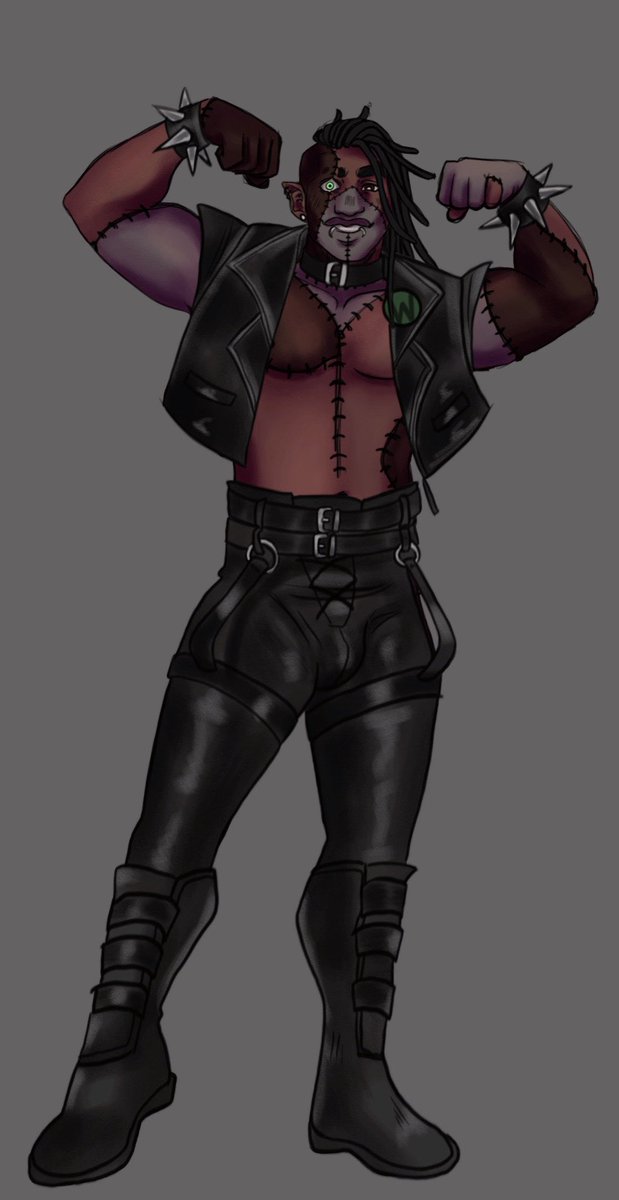 newest dnd character for a Strixhaven campaign. who doesn’t love a good ol’ reborn himbo? and yes… there is a version of this where he isn’t wearing anything. 😼👀

#dnd #oc