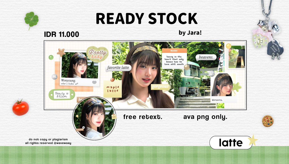 hanfornoah's tweet image. Repost would be appreciated! ⭐

Morning peeps! Ready stock layout for IVE Wonyoung new update on sale with detail on pict 😺🎀 (@ after dm) grab it fast! 🚗💨

💰QRIS
#zonauang #zonaba rs wony wonyo 1x