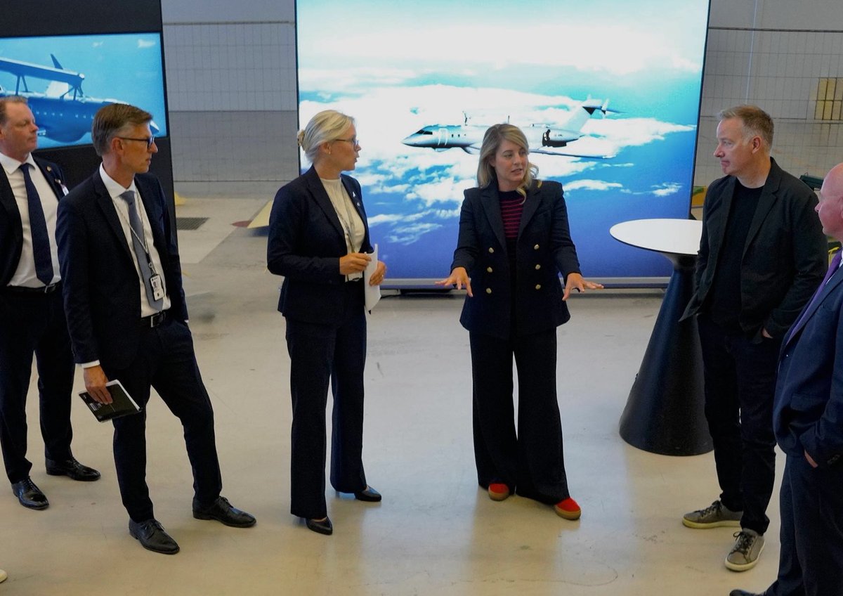 Today I visited the Saab Group, a Swedish defence &amp; aerospace company with 24,000+ employees in 30+ countries. Saab supports Canada’s maritime capabilities through radar &amp; fire control systems for Halifax-class frigates. <a href="/FuhrMP/">Stephen Fuhr CD</a>