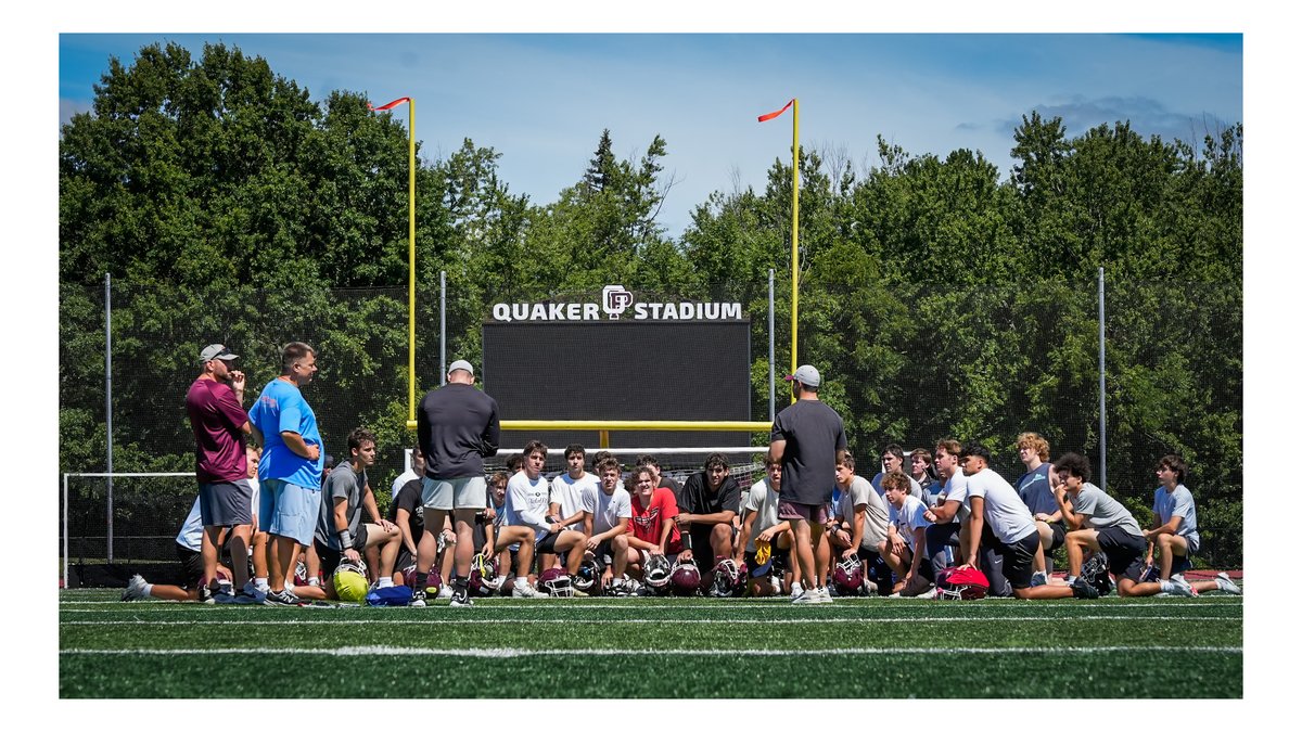 PATAKY (@jeffpataky) on Twitter photo Perfect weather for <a href="/OPQuakersFB/">Orchard Park Quakers Football</a> first day of Camp. #football Perfect weather for <a href="/OPQuakersFB/">Orchard Park Quakers Football</a> first day of Camp. #football