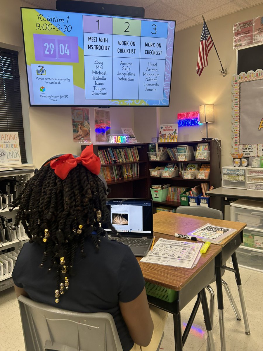 Monday of exceeding my expectations and being successful! 🙌🏽🙌🏽

We don’t waste time <a href="/Freeman_Hawks/">Freeman Elementary at Golden Meadows</a> ! Second week and we are already practicing stations/small groups! This group is proving that they will be making history this year! 🤩🤩