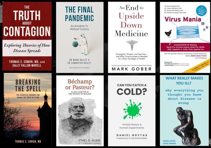 If you’re genuinely interested in why I say “Viruses don’t exist” then you should read these books. 

If you read them, and you still disagree because you can prove how the info in them is wrong - then I will accept your opinion.

Most people have done no reading, no research,