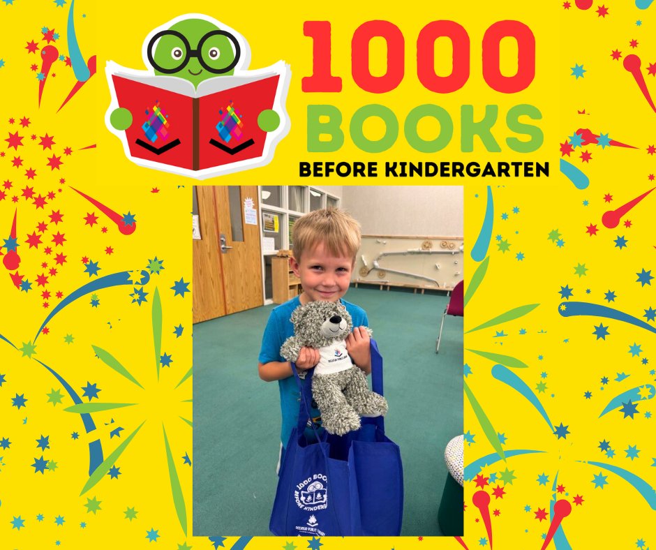 CONGRATULATIONS! Benjamin and his family have read 1000 books! Benjamin received his DPL Reading Buddy Teddy Bear and family visit pass to the Children's Museum of Illinois. Many thanks to the Friends of the DPL and CMI for sponsoring this program. 
decaturlibrary.org/1000bbk