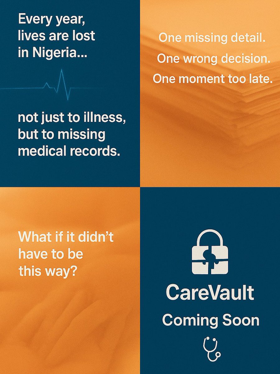Coming soon….

Nothing prepares you for the pain of losing someone you love,especially when you find out it could have been prevented.

Every day, lives are lost not because care wasn’t possible, but because the right records weren’t available when they were needed most.