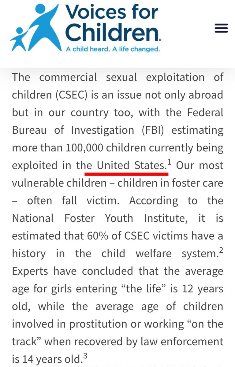 People rarely make mention of just how much the foster care system, and missing children, contribute to the USA being the number one modern slave trader in the Western Hemisphere in 2025