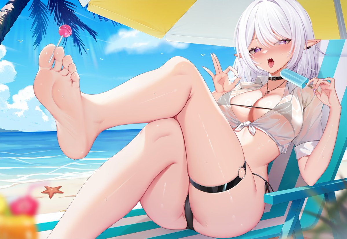 GwenivereVT's tweet image. this summer has been ☀︎ hot ☀︎ 

🎨: renou on vgen ✧ #gwenivereart