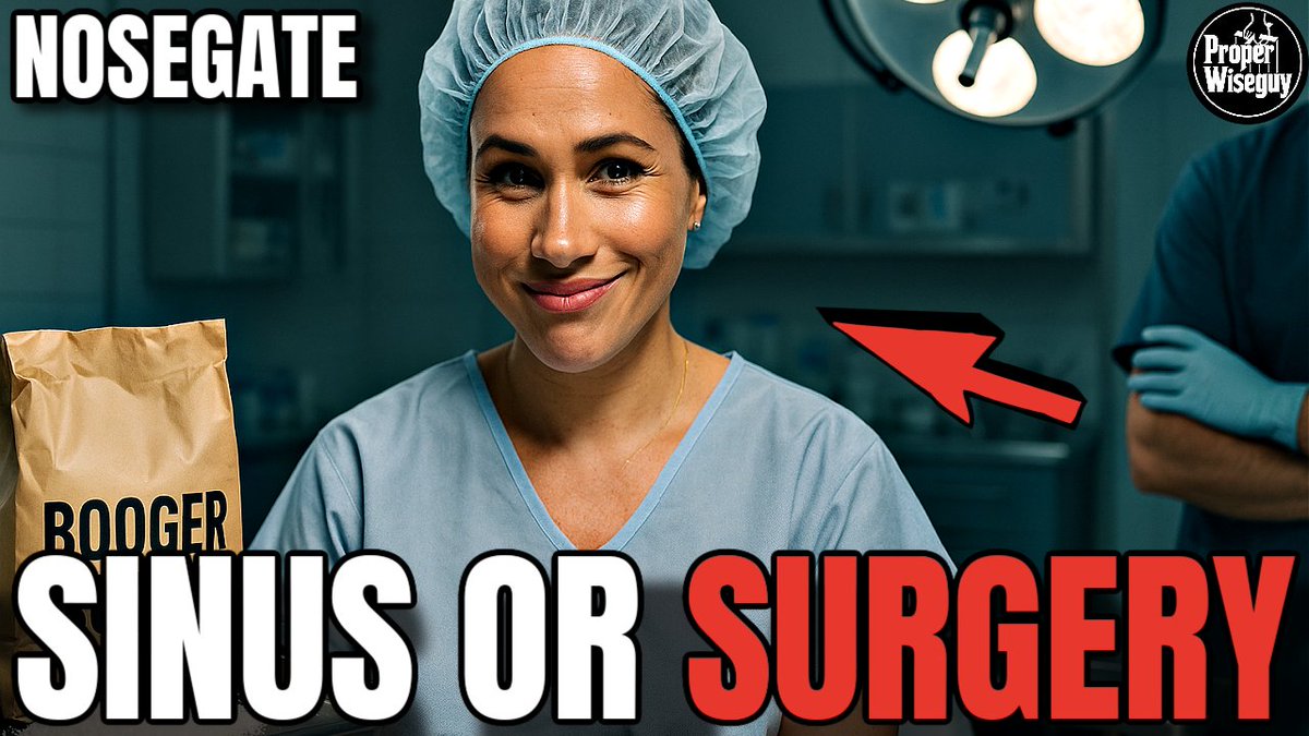 MEGHAN MARKLE NOSEGATE: Nose Deep in NETFLIX CONTROVERSY! Proves You Can’t Always FOLLOW Your NOSE!
#MeghanMarkle #WithLoveMeghan #Netflix #PrinceHarry #MeghanMarkleIsAConArtist #MeghanMarkleExposed 
youtu.be/e7kKnk-ZMvs