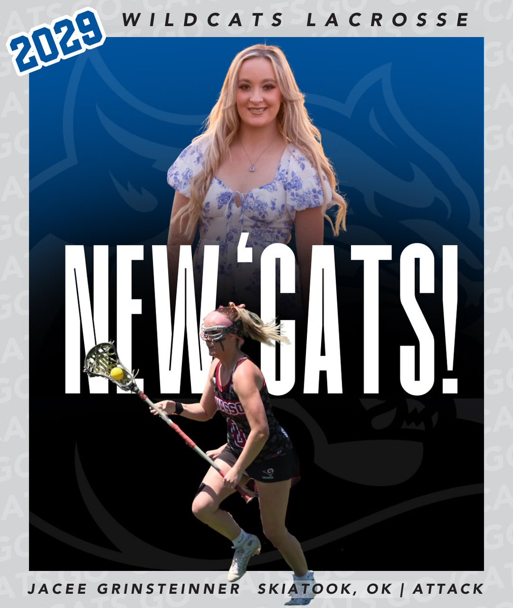 𝑵𝑬𝑾 𝑾𝑰𝑳𝑫𝑪𝑨𝑻𝑺

Please give a big welcome to the class of 2029! Today we are introducing you to Jacee Grinsteinner! Jacee is coming to us from Skiatook, OK, where she played attack for Owasso High School, Reddirt, and Prairie fire nationals!

#DefendTheHill