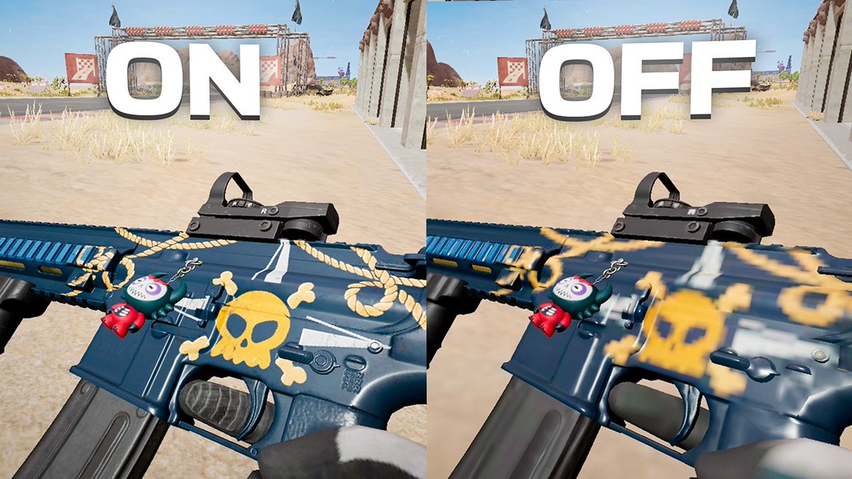norcxndle's tweet photo. Improving the picture quality in PUBG using the launch parameter.

Launch parameter: -NOTEXTURESTREAMING

+ Improved image and texture clarity in the game
+ Can increase fps in the game (+5-10 fps)

- Increases the loading time into the match by a few seconds https://t.co/HyXN1beHUv