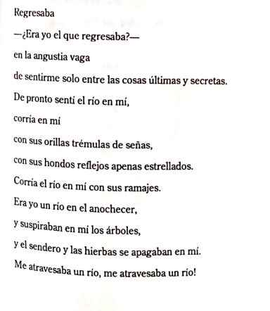 I was a river at dusk, 
and the trees sighed within me