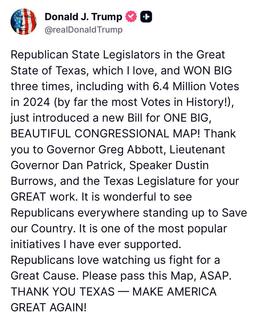 cvasut's tweet photo. Today, the House Select Committee on Congressional Redistricting adopted an amended #BigBeautifulMap (HB 4) that increases Republican political performance in several districts. Now on to the floor. #txlege
(Image Credit: Brad Johnson, The Texan) https://t.co/R80yd8hf9w