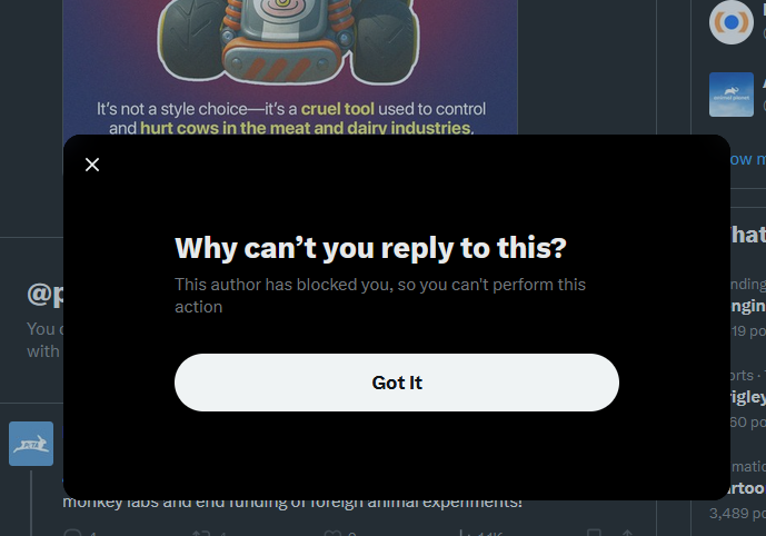 Snackolotl's tweet photo. THEY BLOCKED ME FOR SPEAKING THE TRUTH https://t.co/4LLW2mGmrr