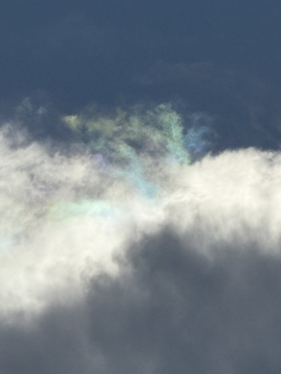 AnaDaniela_Tips's tweet photo. When the sky whispers in color showing cloud iridesnece 🌈✨ https://t.co/JdbY1qkPOl