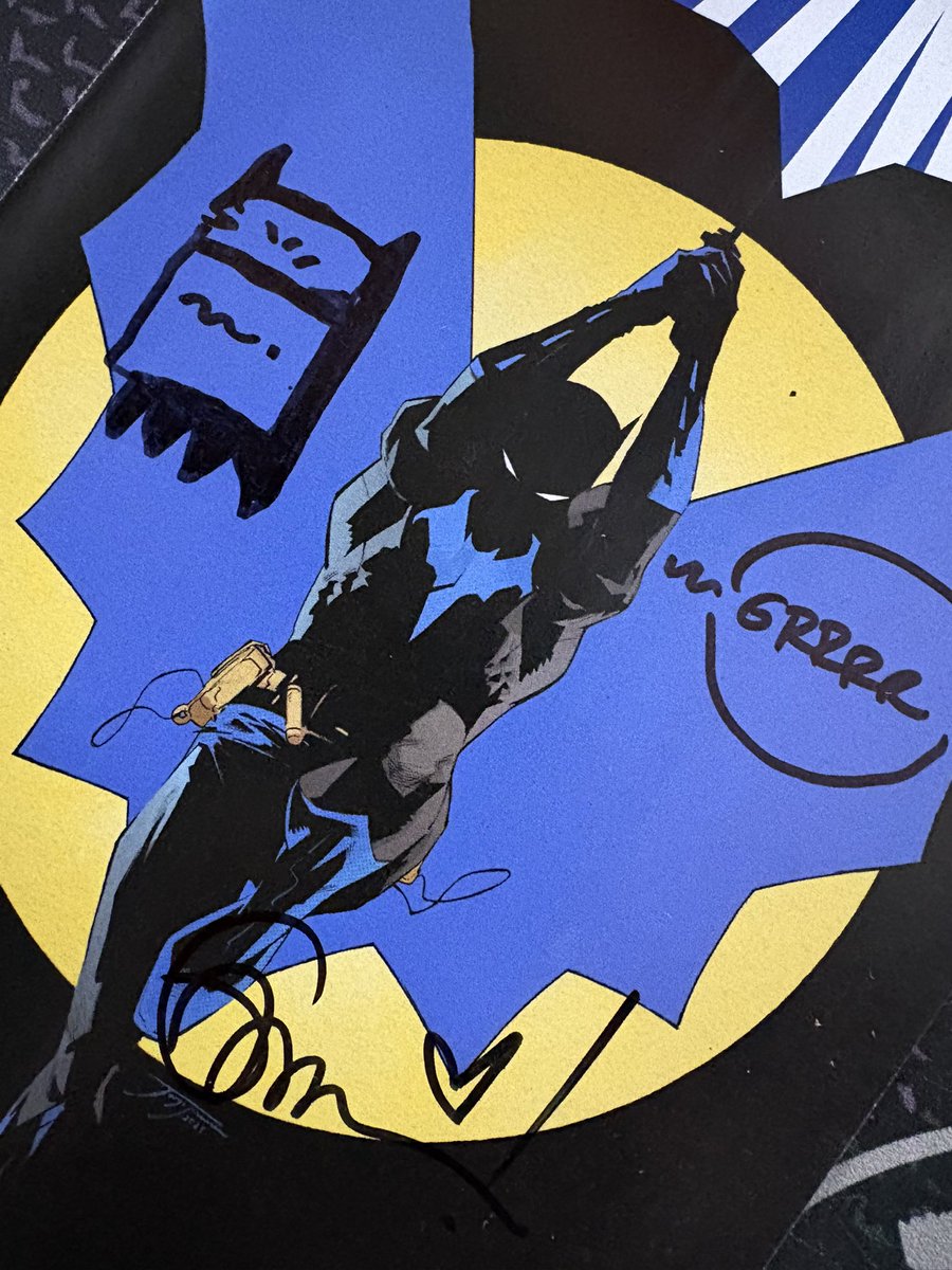 When Matt Fraction asks if you want him to draw on your ashcan of Batman #1 you say yes.