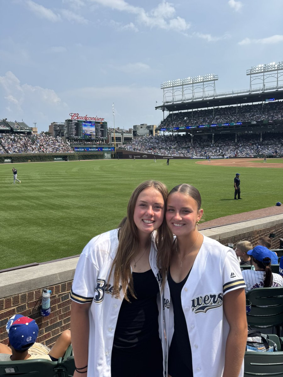 Once last day with the fam before the girls head back to school.  Was great to visit the friendly confines of Am Fam South. 

#ThisIsMyCrew