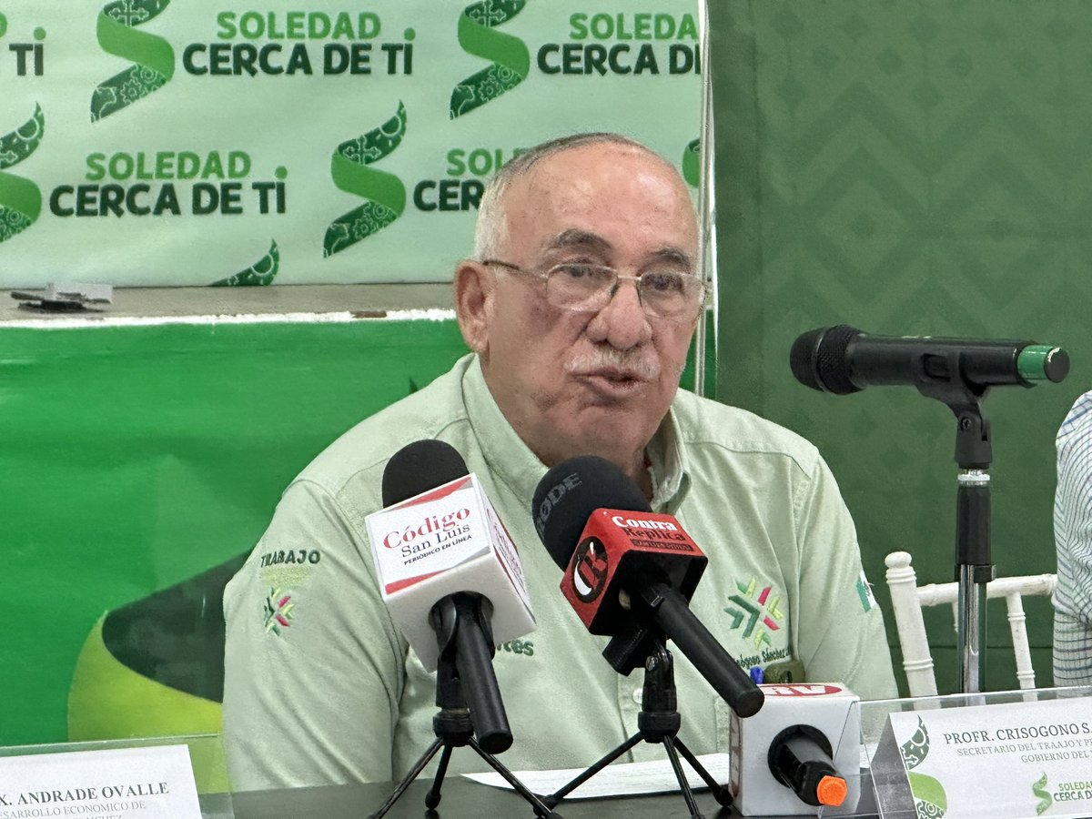 STPSSLP's tweet image. 🛠️ 𝗠𝗮𝘀 𝗩𝗶𝗻𝗰𝘂𝗹𝗮𝗰𝗶𝗼𝗻 𝗟𝗮𝗯𝗼𝗿𝗮𝗹 #SinLimites 𝗽𝗮𝗿𝗮 𝗹𝗼𝘀 𝗝𝗼𝘃𝗲𝗻𝗲𝘀 𝗣𝗼𝘁𝗼𝘀𝗶𝗻𝗼𝘀🌟

Este 𝗷𝘂𝗲𝘃𝗲𝘀 21 𝗱𝗲 𝗮𝗴𝗼𝘀𝘁𝗼, la Décimo Cuarta Feria Nacional del Empleo para las Juventudes se llevará a cabo en la Plaza de 𝗦𝗼𝗹𝗲𝗱𝗮𝗱 #RicardoGallardo