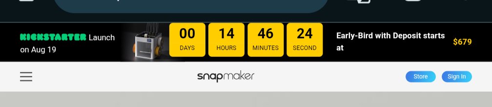 Printventory (@printventory) on Twitter photo 14 hours until the <a href="/snapmaker/">Snapmaker</a> U1 launch!  If you're backing the printer (and who isn't) please consider my kickback link where the Printventory gets a small commission at no cost to you!  Thank you for the support! snapmaker-u1-color-3d-printer.kckb.me/printventory 14 hours until the <a href="/snapmaker/">Snapmaker</a> U1 launch!  If you're backing the printer (and who isn't) please consider my kickback link where the Printventory gets a small commission at no cost to you!  Thank you for the support! snapmaker-u1-color-3d-printer.kckb.me/printventory