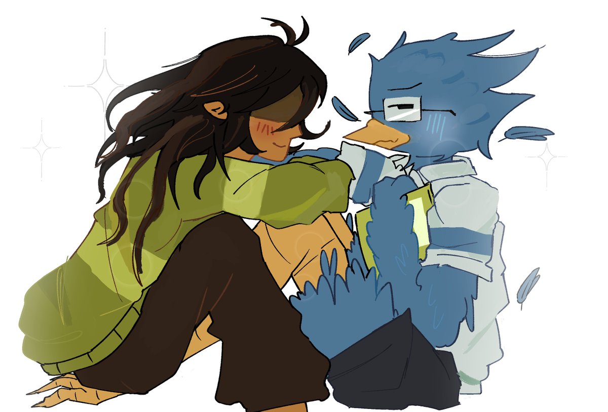 ethereal kris and nerdy ass berdly #kerdly #deltarune