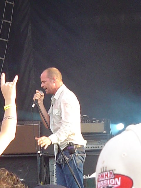 bradcross's tweet photo. @gorddownie Watching @thehipofficial at Wasaga Beach July 2004. Gord was on fire, and dancing with the mic the whole time https://t.co/Rn4PidbjJD