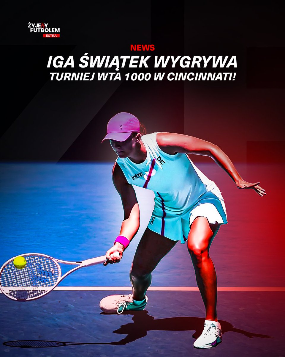 🇵🇱🏆 IGA ŚWIĄTEK pokonuje Jasmine Paolini i WYGRYWA turniej WTA 1000 w CincinnatiI! 🎉🎉

BRAWO IGA! ❤️

#WTACincinnati #swiatek #CincinnatiOpen2025