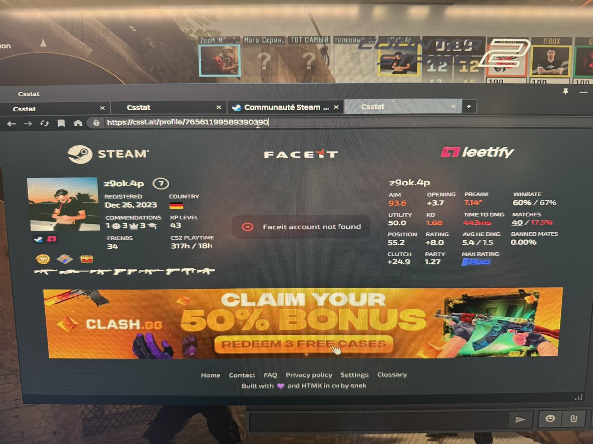 Homeraman's tweet image. All report this piece of shit #CS2 #CS2Cheat #Aimbot #Wallhack