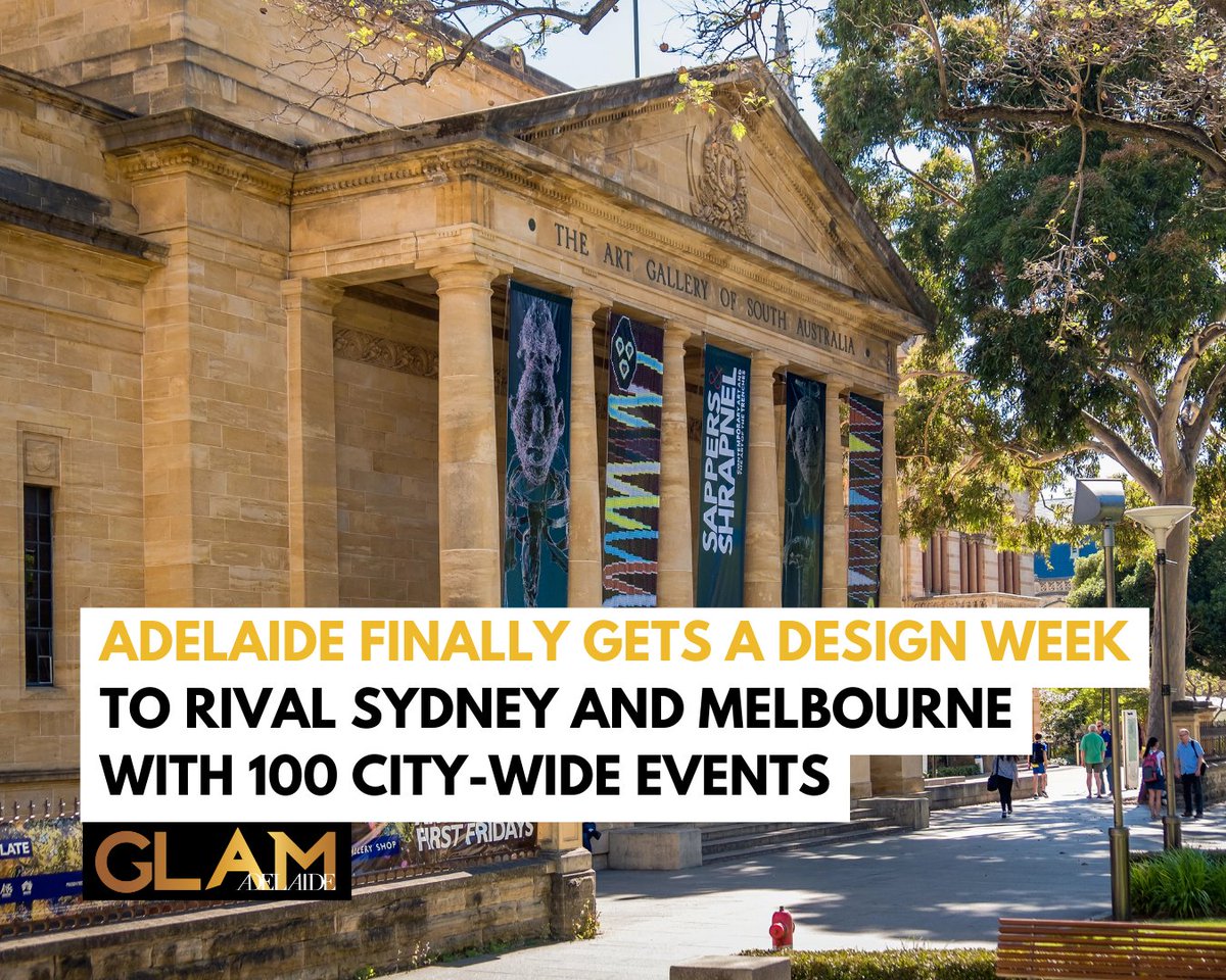 NEW ADELAIDE DESIGN WEEK: Adelaide will come alive this August with every*where: Adelaide Design Week, a five-day citywide celebration of design through exhibitions, talks, tours, and interactive experiences >> ap1.hubs.ly/y0bMBB0

🌟 Read daily news on our free iPhone app: