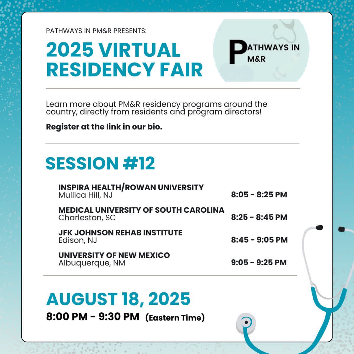 Session #12 is happening TONIGHT!