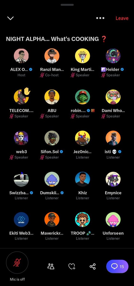 Kîñg Mårtîñs 🥷🎭 (@kingmartinaz) on Twitter photo I have cross over from 18 August to 19 August on alpha night 🔥
With <a href="/CallMi_Alex_/">ALEX OF WEB3</a> <a href="/Ranzimanuel/">Ranzi Manuel</a> <a href="/Web3Helder/">☯️Helder</a> <a href="/Te_le_com/">TELECOM.Solana</a> <a href="/Call_MeAbu/">ABU</a> <a href="/alpharobinsol/">robin.solana</a>
<a href="/damiwho_/">Dami Who❔✞🎭</a> <a href="/WEB3HYBRID/">WEB3 HYBRID⚡</a>
And order amazing speakers and Listener 🥳
LFG 🔥 I have cross over from 18 August to 19 August on alpha night 🔥
With <a href="/CallMi_Alex_/">ALEX OF WEB3</a> <a href="/Ranzimanuel/">Ranzi Manuel</a> <a href="/Web3Helder/">☯️Helder</a> <a href="/Te_le_com/">TELECOM.Solana</a> <a href="/Call_MeAbu/">ABU</a> <a href="/alpharobinsol/">robin.solana</a>
<a href="/damiwho_/">Dami Who❔✞🎭</a> <a href="/WEB3HYBRID/">WEB3 HYBRID⚡</a>
And order amazing speakers and Listener 🥳
LFG 🔥