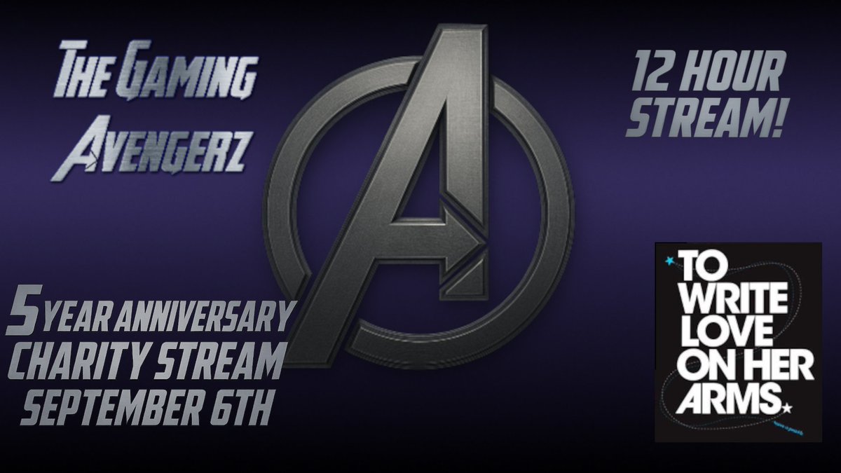 It's that time of year again. Every subscription, bit, and donation will go directly  <a href="/TWLOHA/">TWLOHA</a> and we will be streaming all 12 hours Saturday the 6th. More details to come. We will be going live with Final Fantasy 7 tonight at 6PM Central. #twloha #charitystream #twitch #5years