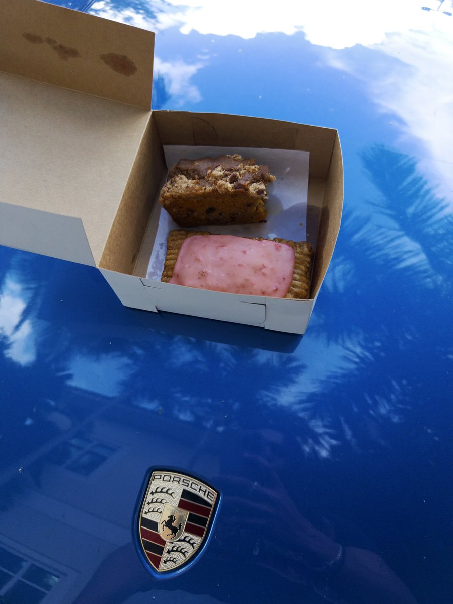 Mango bread and a pb&amp;j poptart. Immaculate vibes