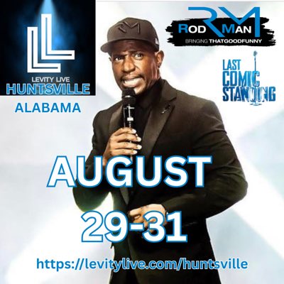 Back By Popular Demand 
Aug 29-31 <a href="/LevityLiveHSV/">Huntsville Levity Live</a> 
For Tickets click here 
levitylive.com/huntsville/com…