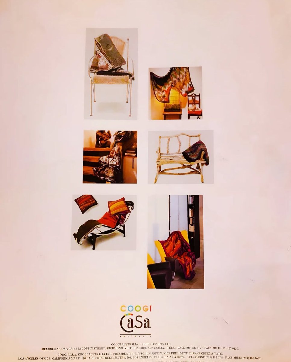 1992 Coogi “Casa” Catalog

Coogi Casa was Coogi’s home line of blankets and pillows