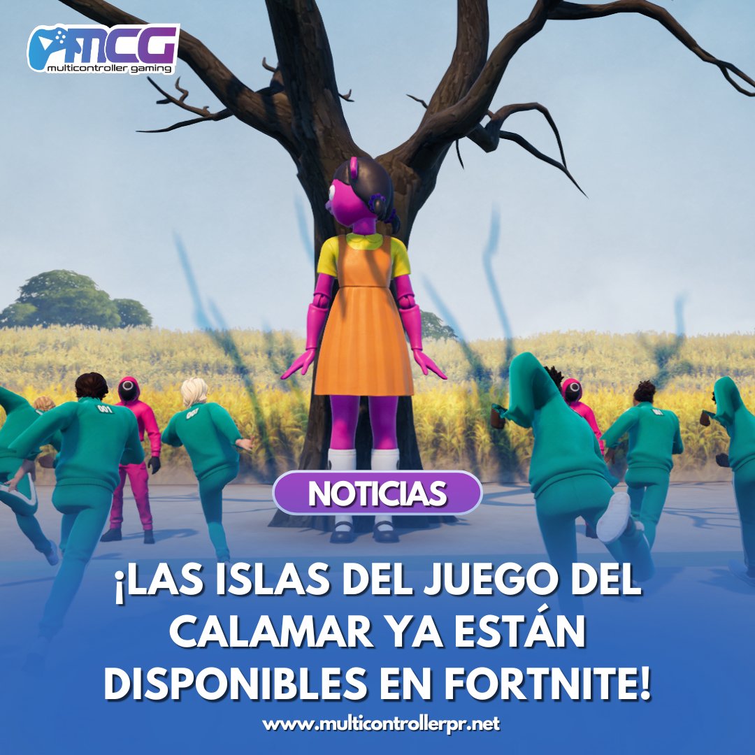 multicontroller's tweet photo. 🔴🟢 ¡El Juego del Calamar llegó a Fortnite! 🔥
Desde hoy puedes jugar y crear islas temáticas con retos, disfraces y la muñeca más temida 👁️‍🗨️
¿Sobrevivirás o serás eliminado? 🎮

#Fortnite #ElJuegoDelCalamar #NetflixGaming https://t.co/b9imlApikz