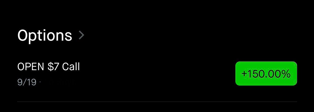 Great move on these $OPEN 7 calls for 9/19exp. Hitting over 150% 

<a href="/TheOwlsCapital/">Owls Capital</a> members smiling