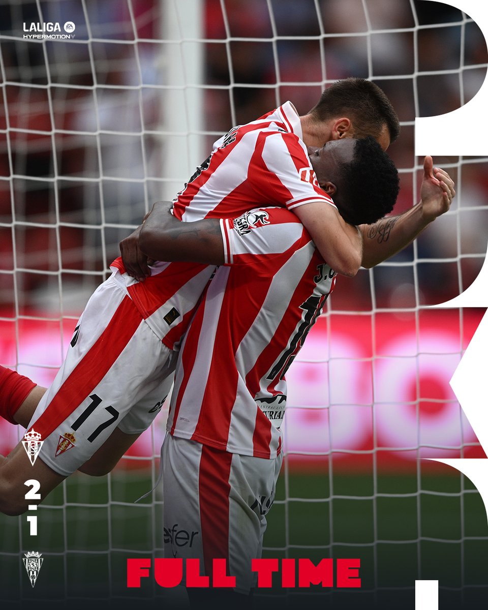 ➕ Three points!   

2⃣ - 1⃣     

#RealSportingCórdoba 
#LALIGAHYPERMOTION