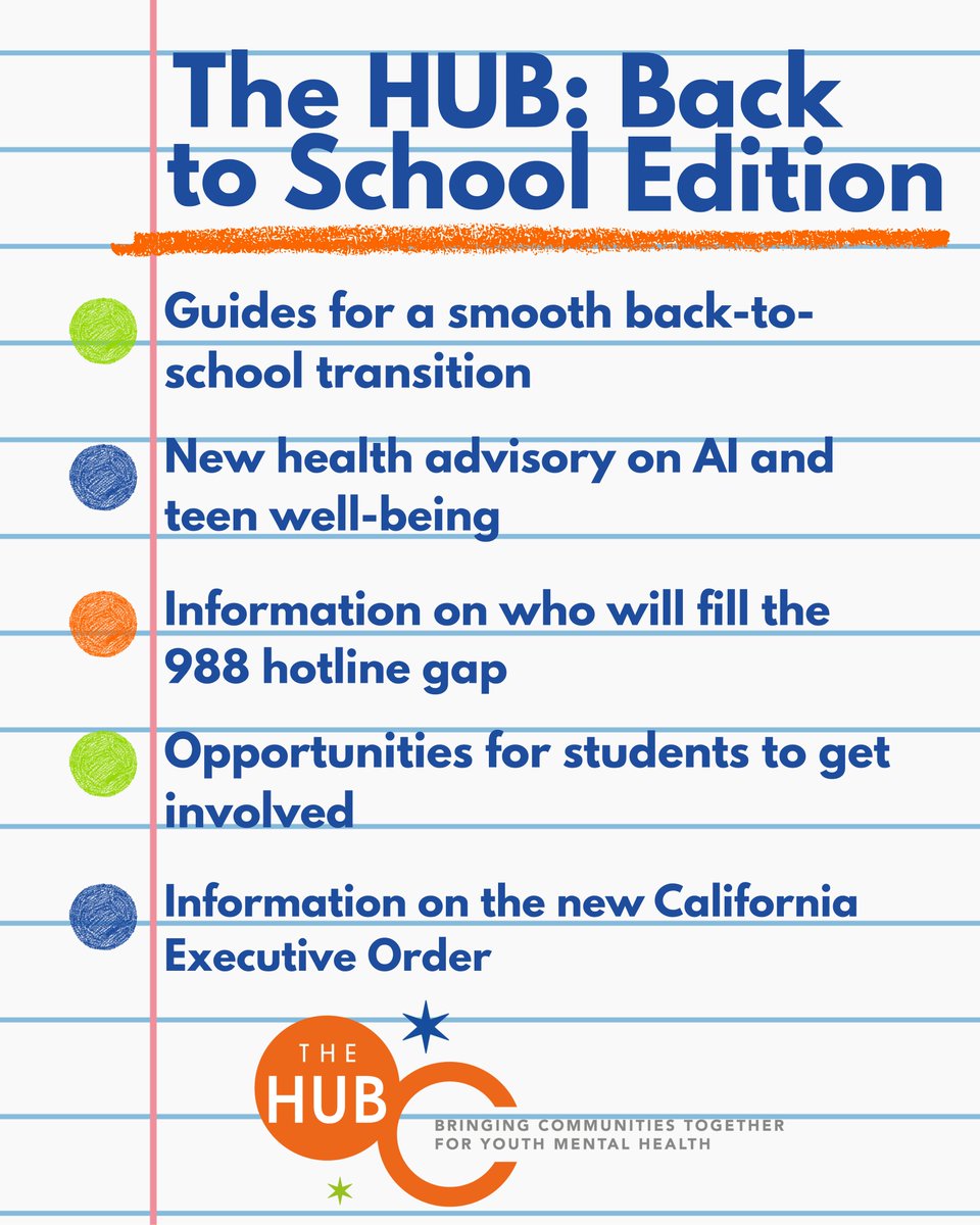Students are heading back to school. Get a head start this school year by checking out The HUB’s Special Back-to-School Edition, curated with timely wellness information to help students thrive academically and emotionally. 

Read more here: conta.cc/45Q92rt

#BacktoSchool