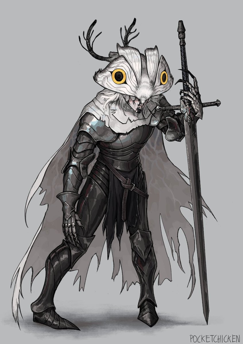 Undead moth knight