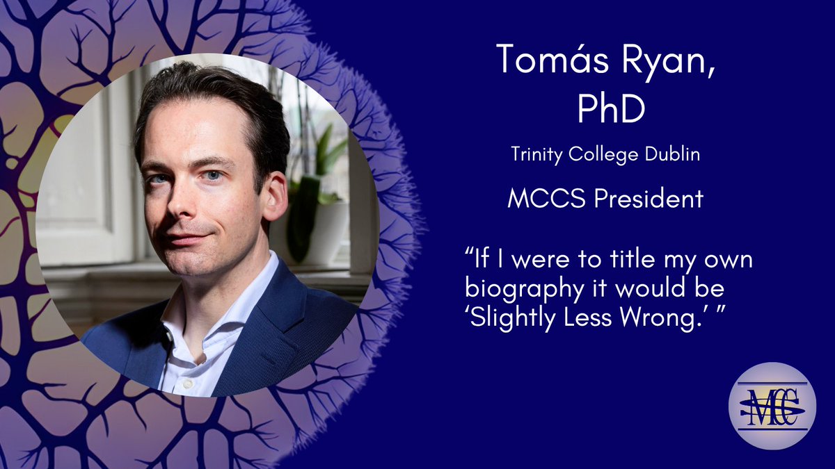 Molecular & Cellular Cognition Society (@mccstweets) on Twitter photo Meet the #MCCS25 officers!
Dr. <a href="/TJRyan_77/">Tomás Ryan</a> is an Associate Professor at Trinity College Dublin. His lab studies how memory is coded in the brain as information by finding & understanding memory engrams 🧠
Join us on November 13 & 14. Register here: event.fourwaves.com/MCCS25/pages Meet the #MCCS25 officers!
Dr. <a href="/TJRyan_77/">Tomás Ryan</a> is an Associate Professor at Trinity College Dublin. His lab studies how memory is coded in the brain as information by finding & understanding memory engrams 🧠
Join us on November 13 & 14. Register here: event.fourwaves.com/MCCS25/pages