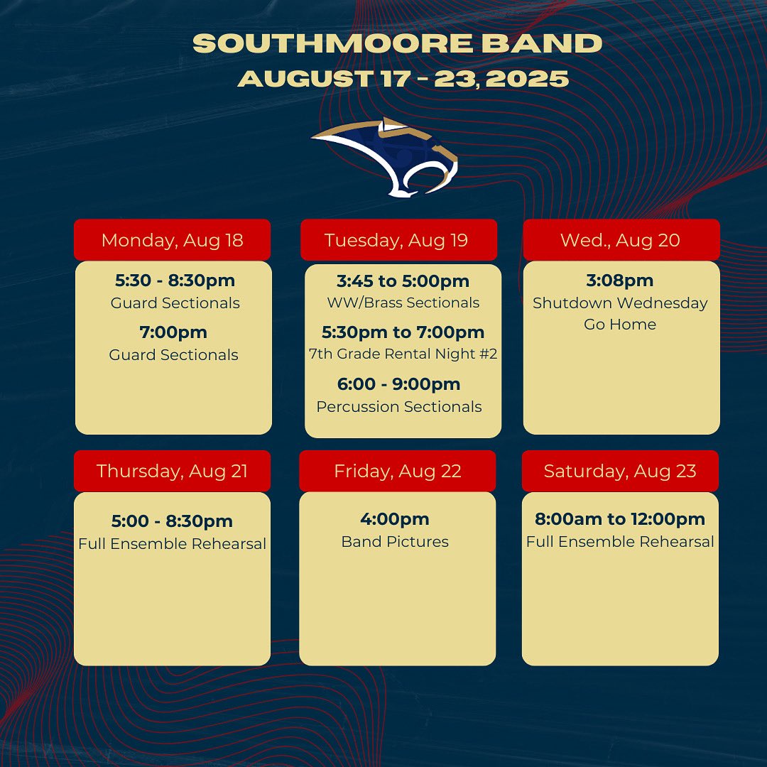 Southmoore Band (@southmooreband) on Twitter photo 