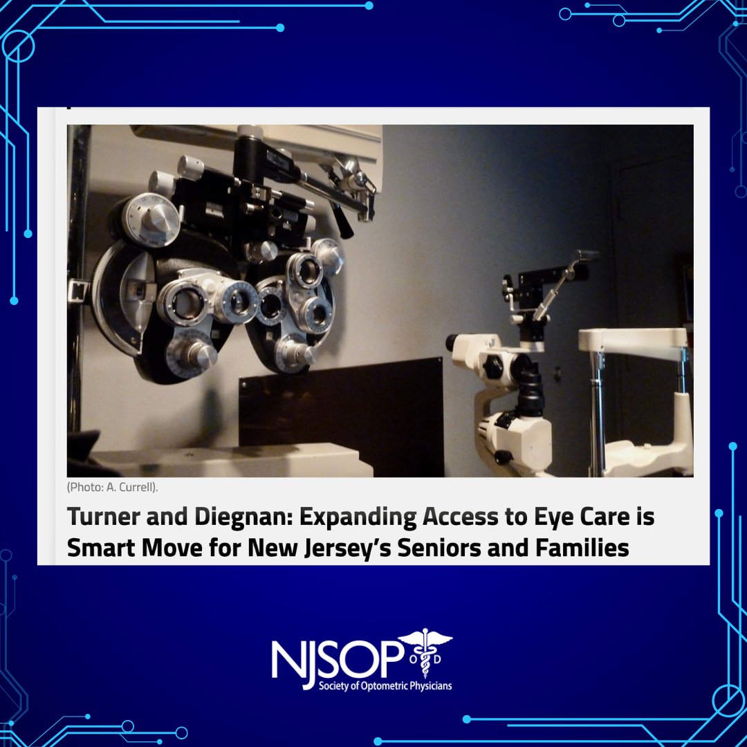 NJeyedocs's tweet image. Thanks to POLITICO New Jersey for sharing Senators Patrick Diegnan and Shirley Turner’s piece, “Expanding Access to Eye Care is Smart Move for New Jersey’s Seniors and Families” - tinyurl.com/4ykwbrxk. Get details: njtrustedeyecare.com. #OptometryProgress #NJSOP