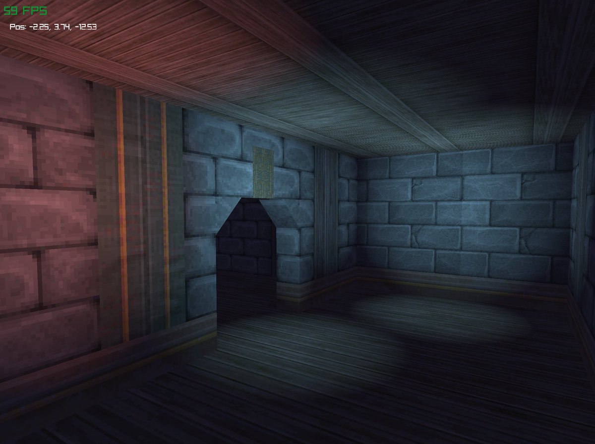 HinodeCoder's tweet image. Quake vibe. A small renderer loading bsp + basic dynamic lights. #raylib #quake Collisions in progress.