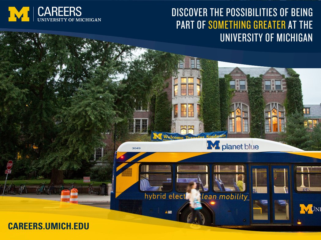 All aboard! Check out careers.umich.edu to find an opportunity that helps you get where you want to go! careers.umich.edu #UMichCareers #GoBlue #UMich